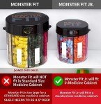 Medication and Pill Dispenser by Monster Supplement