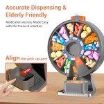 Zoksi Large Wall-Mountable Daily Pill Organizer