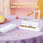 Daviky Bluetooth Smart Pill Organizer with Alarm