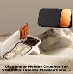 MURRI&MURRDI Portable Pill Organizer and Cutter