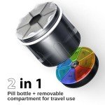 Weekly Pill Organizer Bottle for Easy Medication Management