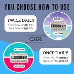 Digital Pill Organizer with 2 Beep Reminders