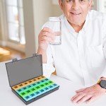 Monthly Pill Organizer with Large Compartments for Supplements