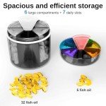 Weekly Pill Organizer Bottle for Easy Medication Management