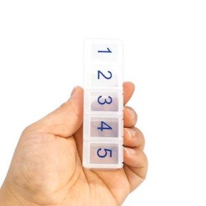 e-Pill Daily 5-Way Pill Organizer for Vitamins