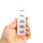 e-Pill Daily 5-Way Pill Organizer for Vitamins