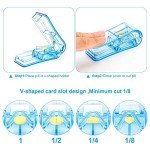 Qeedee Pill Slicer 2 Pack - Portable Tablet Cutter