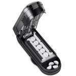 Adjustable Pill Cutter with Stainless Steel Blade