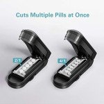 Adjustable Pill Cutter with Stainless Steel Blade
