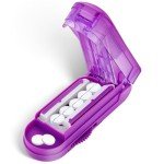 DUBSTAR Adjustable Pill Cutter with Stainless Steel Blade