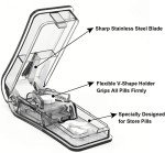 2-Piece Pill Cutter and Pill Box Combo