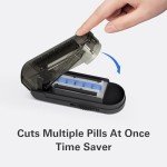 ONE PIX Pill Cutter for Small and Large Pills
