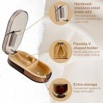 2PCS Pill Cutter & Mini Pill Box Set