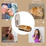 2PCS Pill Cutter & Mini Pill Box Set