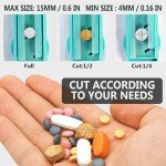 Johnbee Adjustable Pill Cutter for Small and Large Pills