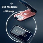 DUBSTAR Portable Pill Cutter for Small & Large Pills