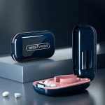 DUBSTAR Portable Pill Cutter for Small & Large Pills
