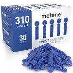 Metene 310 Count Diabetic Twist Top Lancets