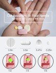 DUBSTAR Portable Pill Cutter for Small & Large Pills