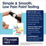 Microlet Colored Lancets - 100 Count, 2 Packs