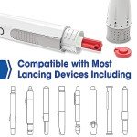 650 Pcs Multicolored Lancets for Diabetes Testing