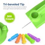 AUVON 30G Disposable Blood Lancets – 300 Count