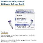 McKesson Sterile Lancets for Glucose Testing - 100 Count