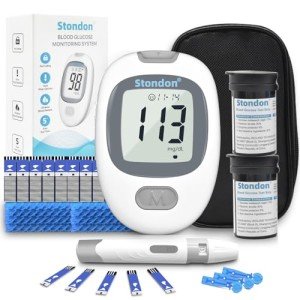 Diabetes Blood Glucose Monitoring Kit with Strips