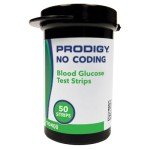 No Coding Blood Glucose Test Strips, 50 Count
