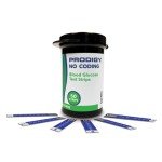 No Coding Blood Glucose Test Strips, 50 Count