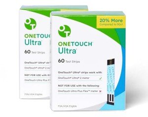 OneTouch Ultra Diabetes Test Strips - 120 Count