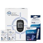 TRUENESS Blood Glucose Meter with Strips & Lancets