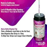 Ketone Test Strips with Color Chart & Apps