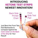 Ketone Test Strips with Color Chart & Apps