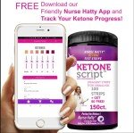 Ketone Test Strips with Color Chart & Apps
