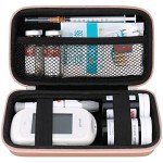 Diabetic Supplies Organizer Case - Rose Gold