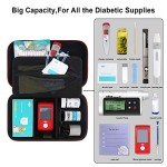 Diabetic Supplies Travel Case - Black Storage Solution