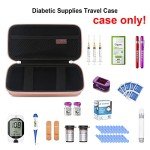 Diabetic Supplies Organizer Case - Rose Gold