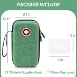 Diabetic Supply Organizer Case - Green