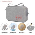 Portable Diabetic Supplies Travel Case, Grey