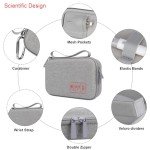 Portable Diabetic Supplies Travel Case, Grey