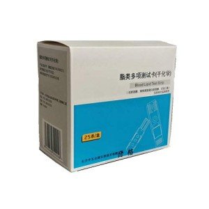 25PCS Lipid Test Strips for 5 in 1 Meter