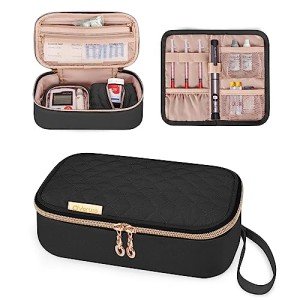 Yarwo Diabetic Travel Case for Blood Glucose Supplies