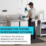 Chlorine Test Strips for Food Safety – 400 Count