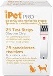 iPet PRO Blood Glucose Test Strips - 25 Count