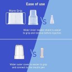 4mm 34G Diabetic Pen Needles - 100 Count