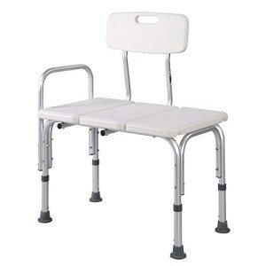 MedMobile® Adjustable Bath Transfer Bench with Back