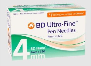 BD Micro FINE NANO 4MM X 32G Pen Needles
