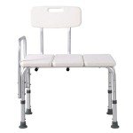 MedMobile® Adjustable Bath Transfer Bench with Back