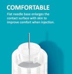 32G Micro-Click Insulin Pen Needles, 100 Pack